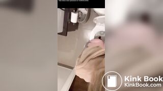 Twitter clip toilet selfie poop
