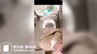 Twitter clip toilet selfie poop