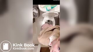 Twitter clip toilet selfie poop