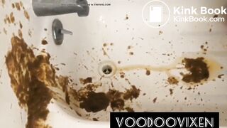 ❤️SEXY EBONY DIARRHEA SCAT SQUIRT❤️