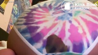 Girl sharts her panties