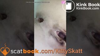 Stinky poop and pee on toilet