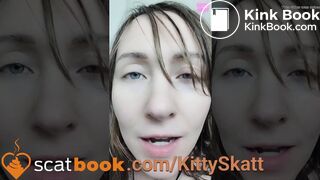 Stinky poop and pee on toilet