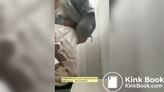 Beautiful girl poops in the toilet 59