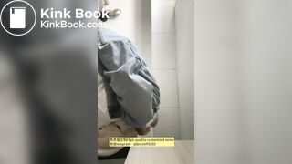 Beautiful girl poops in the toilet 59