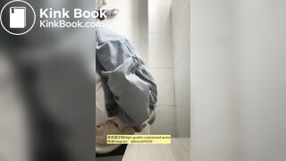 Beautiful girl poops in the toilet 59