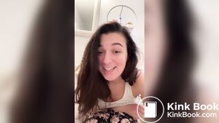 Girl with IBS selfie