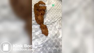 Girl pooping - video 867
