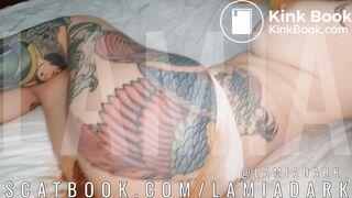 Pantypoop on the bed @lamiadark_
