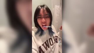 Ivy League girl pooping