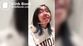 Ivy League girl pooping