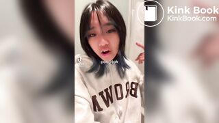 Ivy League girl pooping