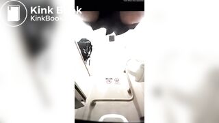 Japanese girl public toilet poop