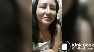 Latina Girl Morning Poo