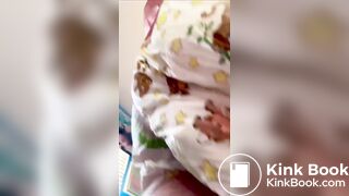 Huge diaper girl poop