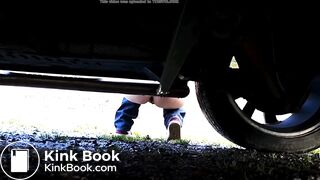 Girl shitting outdoor - video 5