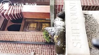 shitting on the shit fountain