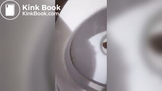 Girl pooping on toilet - video 230