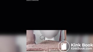 big booty bbw destroying the toilet