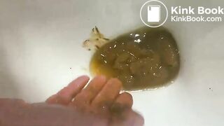 HUGE GERMAN OMA ON THE TOILET POT