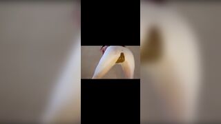 Hot white teen diarrhea panties