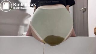 big diarrhea in her underwear