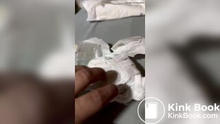 Found Full Baby diaper in public