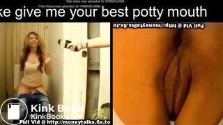 dirty tv show side by side girl pretends to poop