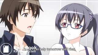 Woman has anal sex to help her poop