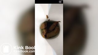 Girl Toliet poop