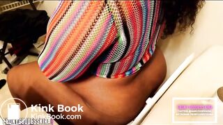 big butt bbw shitting on toilet