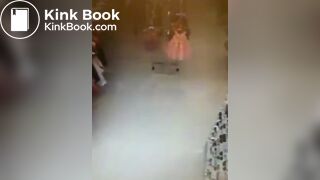 Ancient vid lady leaving a poop trail