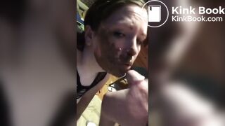 Shit-face facial