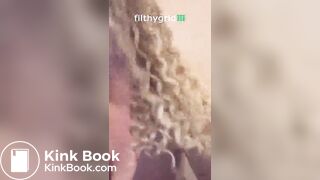 girl pooping on toilet
