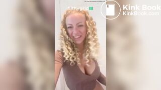 girl pooping on toilet