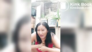 Latino Girl Pooping
