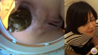 Cute japanese girl pooping 8