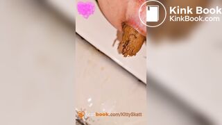 pooping in toilet - video 8