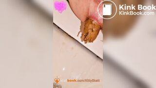pooping in toilet - video 8