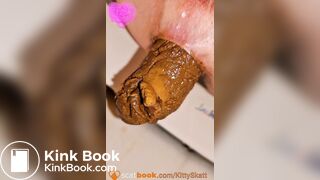 pooping in toilet - video 8