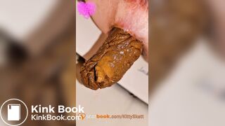 pooping in toilet - video 8