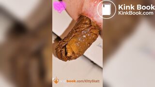 pooping in toilet - video 8