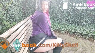 Public panty shit