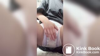 OPEN DIAPER MESSING