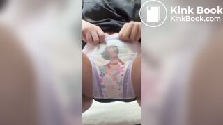 OPEN DIAPER MESSING