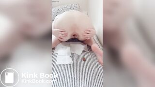 I put paper on the bed to poop