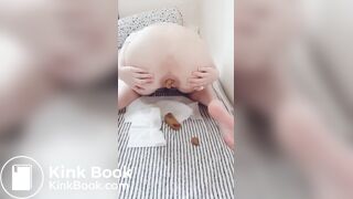 I put paper on the bed to poop