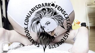 Xplosive diarrhea on panties @scatdark