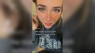 Hot BBW toilet selfie