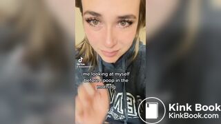 Hot BBW toilet selfie